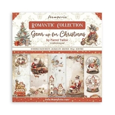 Stamperia Paper Pack 8x8" - Gear up for Christmas (lille)